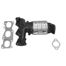 2012 Hyundai Veracruz Catalytic Converter w/ Exhaust Manifold 1