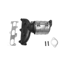 2009 Hyundai Santa Fe Catalytic Converter w/ Exhaust Manifold 1
