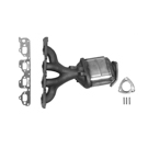 2009 Saturn Aura Catalytic Converter w/ Exhaust Manifold 1