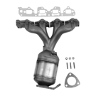 2007 Saturn Aura Catalytic Converter w/ Exhaust Manifold 4