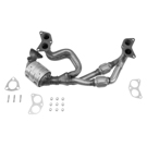 2006 Saab 9-2X Catalytic Converter w/ Exhaust Manifold 3