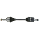 2000 Mitsubishi Mirage Drive Axle Front 2