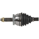 2007 Hyundai Santa Fe Drive Axle Front 2