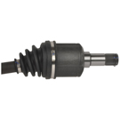 2007 Hyundai Santa Fe Drive Axle Front 3