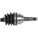 1994 Kia Sephia Drive Axle Front 4