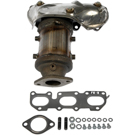 2007 Hyundai Sonata Catalytic Converter w/ Exhaust Manifold 1