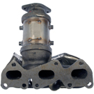 2007 Hyundai Sonata Catalytic Converter w/ Exhaust Manifold 2