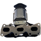 2007 Hyundai Sonata Catalytic Converter w/ Exhaust Manifold 2