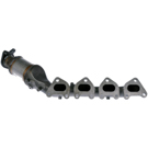 2009 Hyundai Genesis Catalytic Converter w/ Exhaust Manifold 2