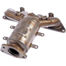 2004 Mitsubishi Lancer Catalytic Converter w/ Exhaust Manifold 1