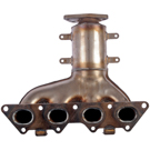 2004 Mitsubishi Lancer Catalytic Converter w/ Exhaust Manifold 2