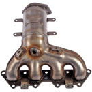 2004 Mitsubishi Lancer Catalytic Converter w/ Exhaust Manifold 3