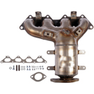 2004 Mitsubishi Lancer Catalytic Converter w/ Exhaust Manifold 4