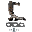 2000 Mercury Cougar Catalytic Converter w/ Exhaust Manifold 3