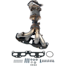 2012 Nissan Altima Catalytic Converter w/ Exhaust Manifold 1