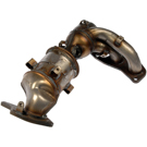 2012 Nissan Altima Catalytic Converter w/ Exhaust Manifold 3
