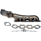 2015 Hyundai Equus Catalytic Converter w/ Exhaust Manifold 4