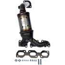 2012 Ford Fusion Catalytic Converter w/ Exhaust Manifold 3