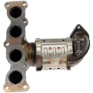 2017 Kia Optima Catalytic Converter w/ Exhaust Manifold 2