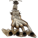 2004 Mazda 3 Catalytic Converter w/ Exhaust Manifold 2