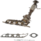 2004 Mazda 3 Catalytic Converter w/ Exhaust Manifold 4
