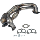 2014 Subaru BRZ Catalytic Converter w/ Exhaust Manifold 4