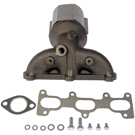 2007 Kia Optima Catalytic Converter w/ Exhaust Manifold 4