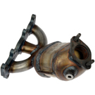 2009 Hyundai Santa Fe Catalytic Converter w/ Exhaust Manifold 1
