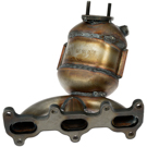 2009 Hyundai Santa Fe Catalytic Converter w/ Exhaust Manifold 2