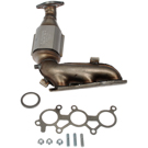 2012 Toyota Sienna Catalytic Converter w/ Exhaust Manifold 4