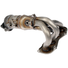 2007 Toyota Solara Catalytic Converter w/ Exhaust Manifold 3