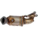 2017 Cadillac XT5 Catalytic Converter w/ Exhaust Manifold 2