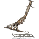 2010 Mazda 3 Catalytic Converter w/ Exhaust Manifold 5