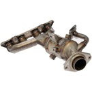 2021 Toyota Prius AWD-e Catalytic Converter w/ Exhaust Manifold 3