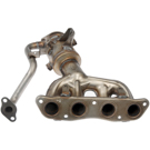 2021 Toyota Prius AWD-e Catalytic Converter w/ Exhaust Manifold 4