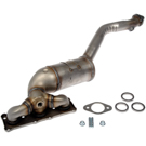 2010 Bmw X3 Catalytic Converter w/ Exhaust Manifold 4