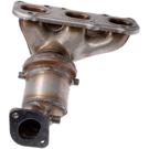 2014 Kia Sorento Catalytic Converter w/ Exhaust Manifold 2