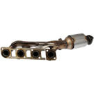 2017 Nissan Titan Catalytic Converter w/ Exhaust Manifold 2