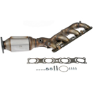 2017 Nissan Titan Catalytic Converter w/ Exhaust Manifold 4
