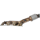 2021 Nissan NV2500 Catalytic Converter w/ Exhaust Manifold 1