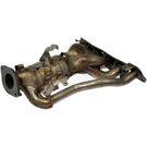 2021 Toyota Avalon Catalytic Converter w/ Exhaust Manifold 1