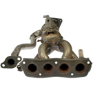 2021 Toyota Avalon Catalytic Converter w/ Exhaust Manifold 2