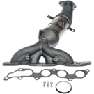 2007 Ford Focus Catalytic Converter w/ Exhaust Manifold 3