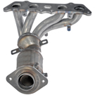2000 Toyota RAV4 Catalytic Converter w/ Exhaust Manifold 2