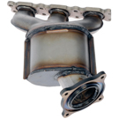 2012 Land Rover LR2 Catalytic Converter w/ Exhaust Manifold 2