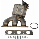 2012 Land Rover LR2 Catalytic Converter w/ Exhaust Manifold 3