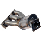 2007 Volvo XC90 Catalytic Converter w/ Exhaust Manifold 1