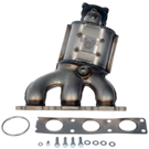 2007 Volvo XC90 Catalytic Converter w/ Exhaust Manifold 3