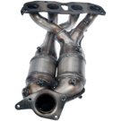 2012 Nissan Sentra Catalytic Converter w/ Exhaust Manifold 2