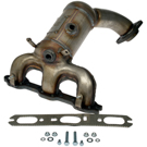 2007 Chrysler Pacifica Catalytic Converter w/ Exhaust Manifold 4